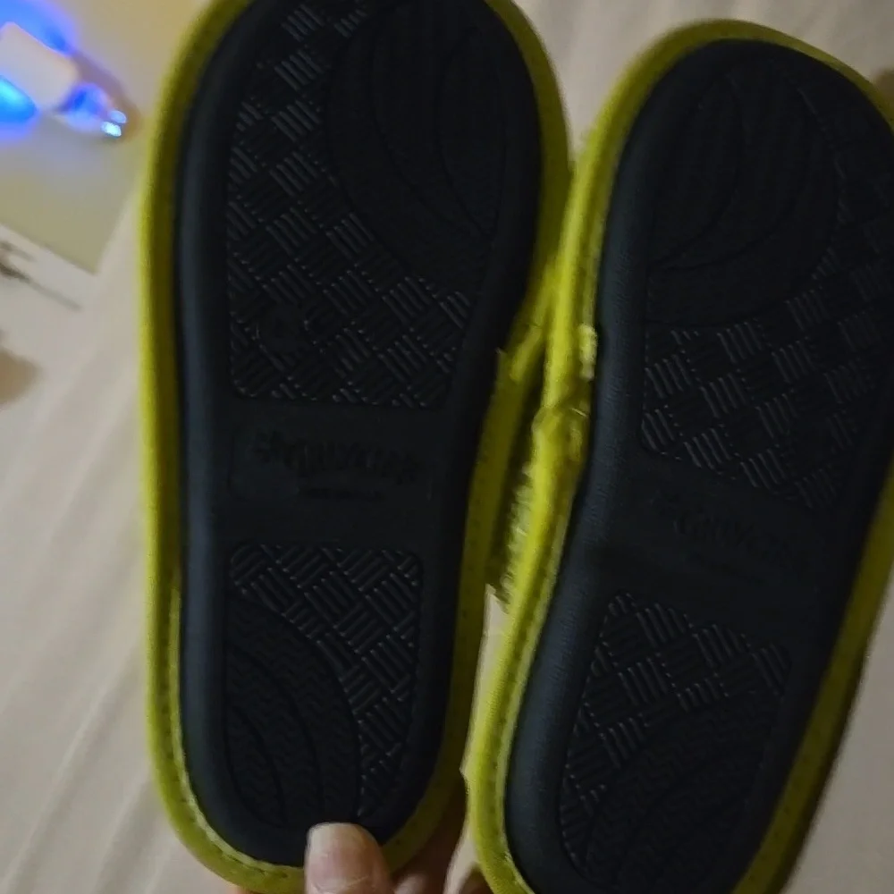 Grinch and Max Green Slippers - Kids Size 2-3